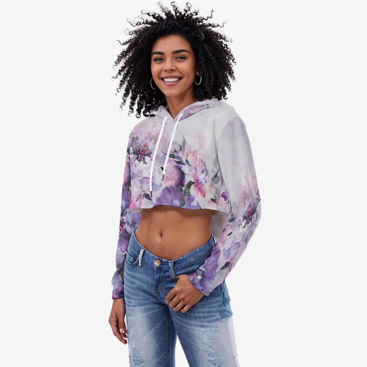 Women Short or Crop Hoodies