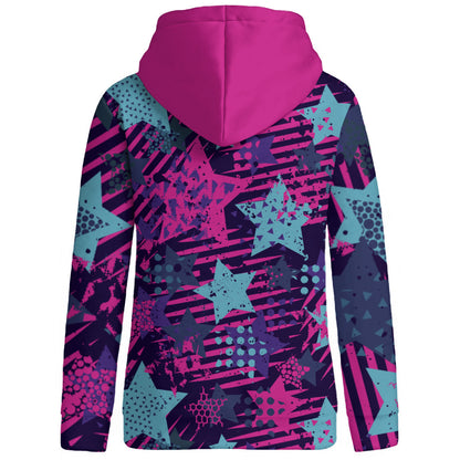 Women's Lightweight Hoodie Patchwork style WHP0040