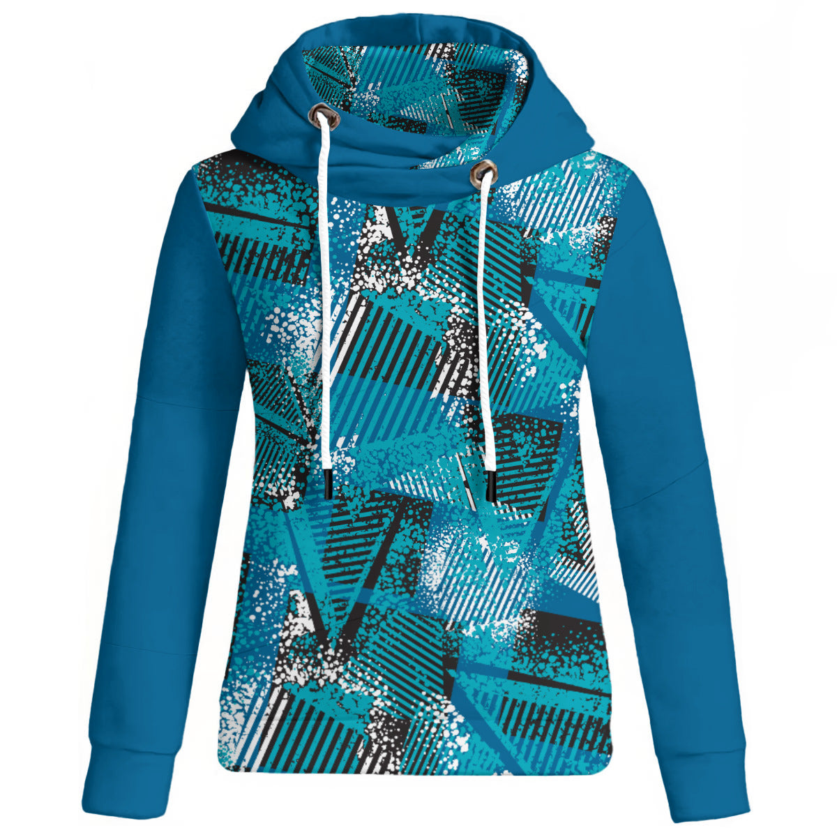 Women's Lightweight Hoodie Patchwork style WHP0037