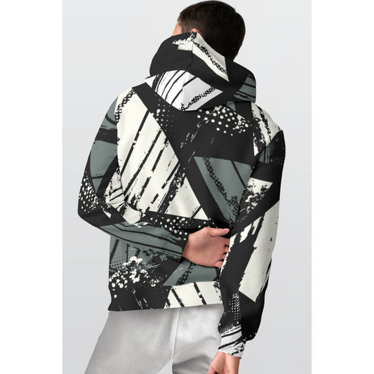 All-Over Print Men's Thicken Pullover Hoodie MH0007