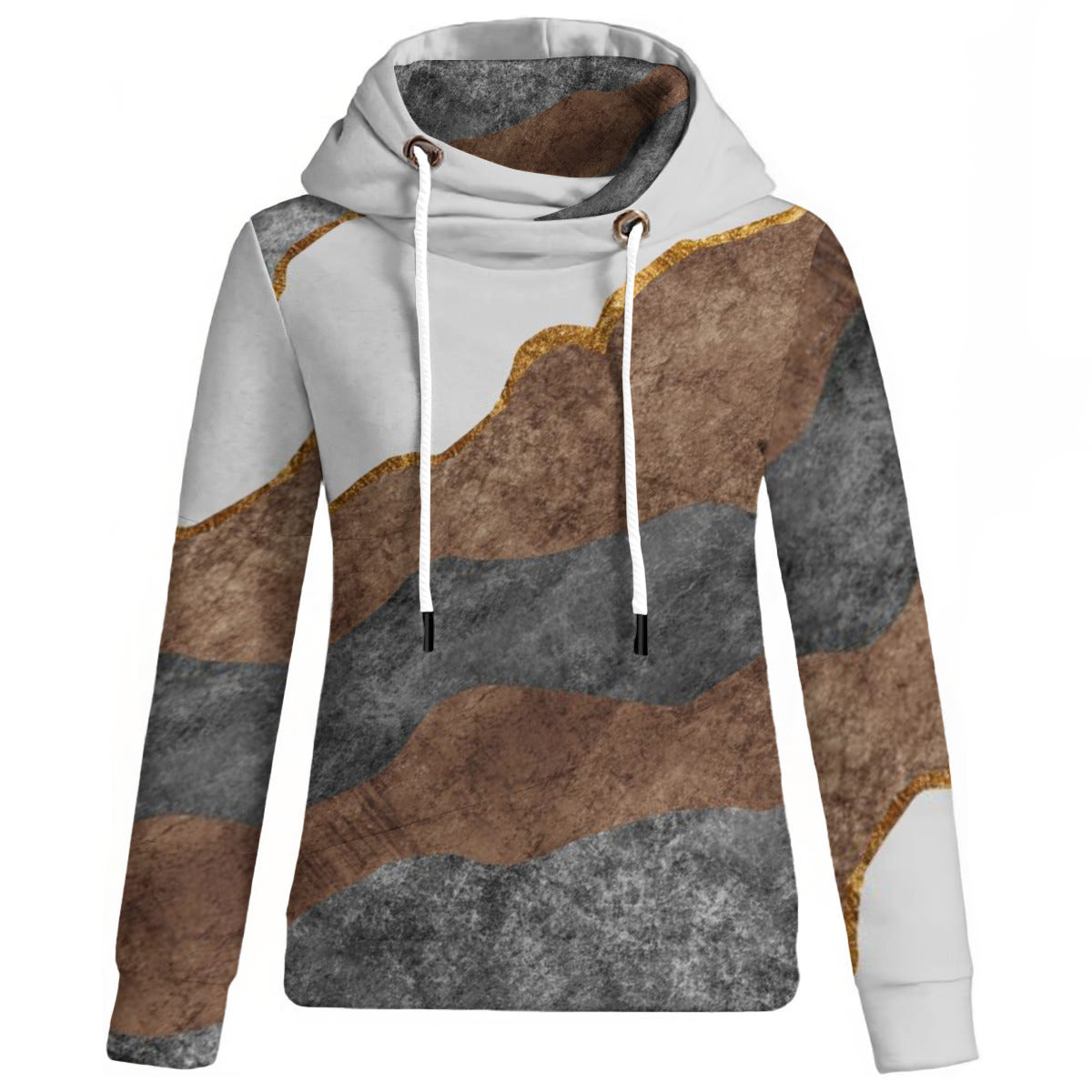 Women's Lightweight Hoodie Patchwork style WHP0044