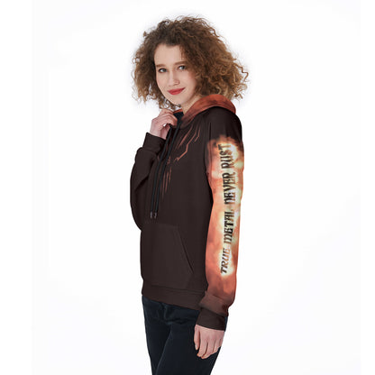 All-Over Print Women's Raglan Pullover Hoodie