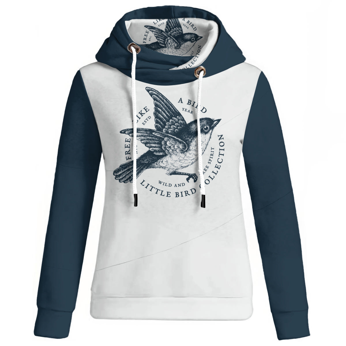 Women's Lightweight Hoodie Patchwork style WHP0035