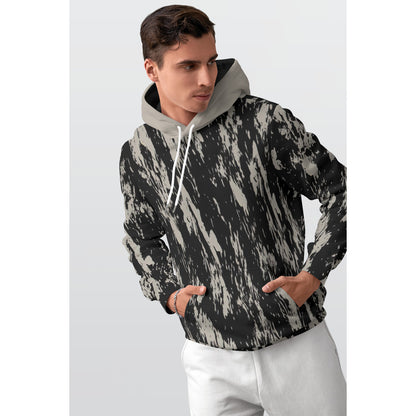 All-Over Print Men's Thicken Pullover Hoodie MH0013