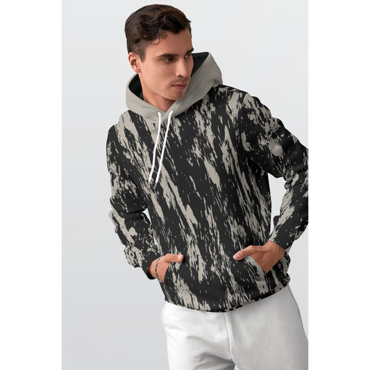 All-Over Print Men's Thicken Pullover Hoodie MH0013