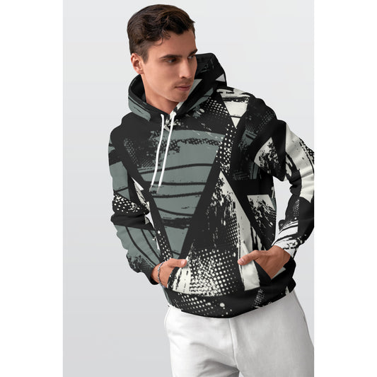 All-Over Print Men's Thicken Pullover Hoodie MH0007
