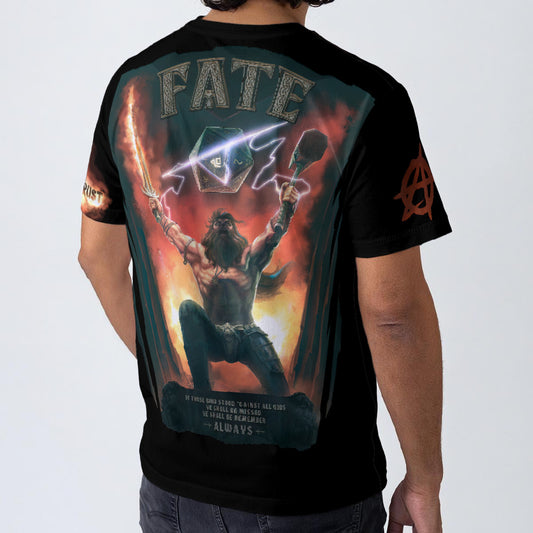 All-Over Print Men's O-Neck T-Shirt | 190GSM 100% COTTON