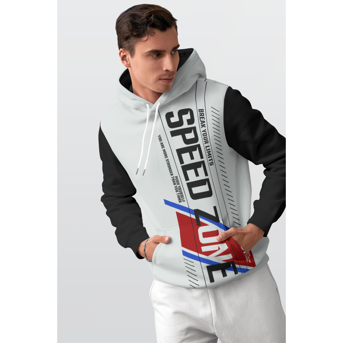 All-Over Print Men's Thicken Pullover Hoodie MH0017