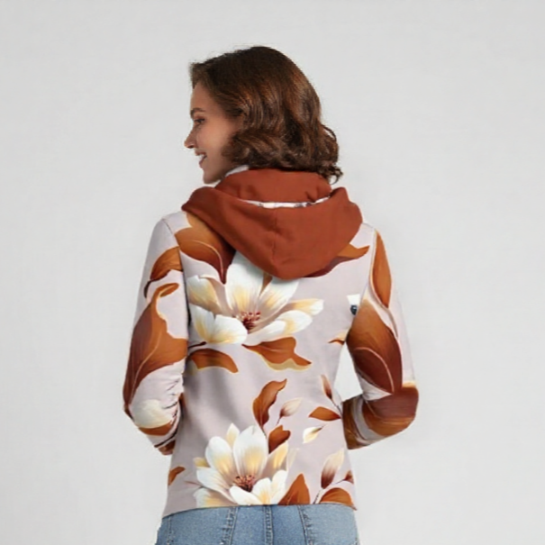 Women's Lightweight Hoodie Patchwork style WHP0012